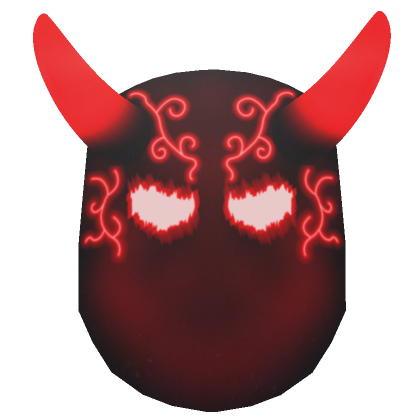 Roblox Item Glowing Red Smile Mask