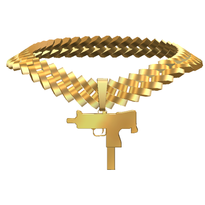 Roblox Item gold gun chain