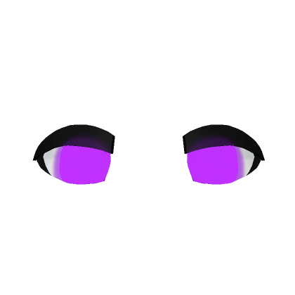 Black eyes and purple lips cartoon character, Roblox Game Polygon