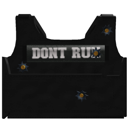 Dont Run Bullet Proof Vest | Roblox Item - Rolimon's