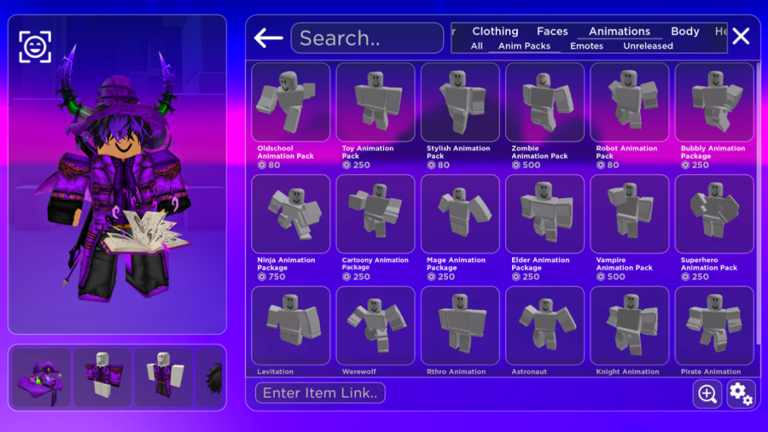 you can use any avatar for free: catalog avatar roblox 