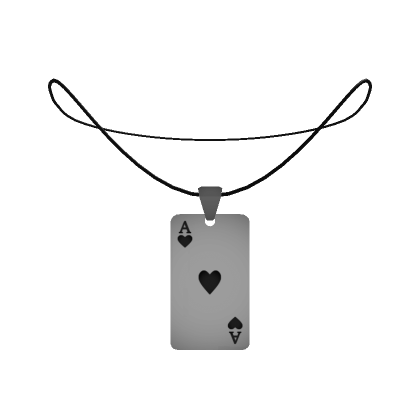 Ace of hearts 2025 necklace