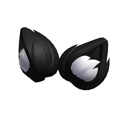 Emo Cat Eared Beanie White's Code & Price - RblxTrade