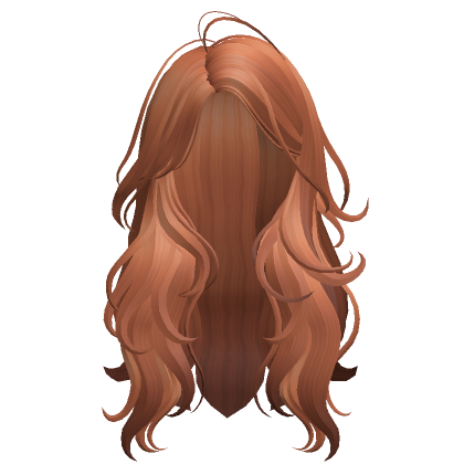 Fancy Waves Brown Hair - Roblox
