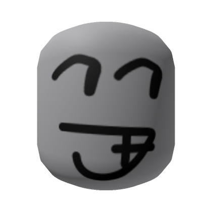 Kind Smiling Boy Face (Grey)'s Code & Price - RblxTrade