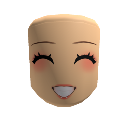 Cute Happy Face (Light)  Roblox Item - Rolimon's