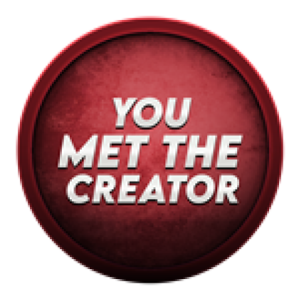 You met the creator! - Roblox