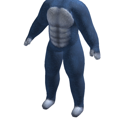 Roblox Item Giant Gorilla Monkey Suit - Blue