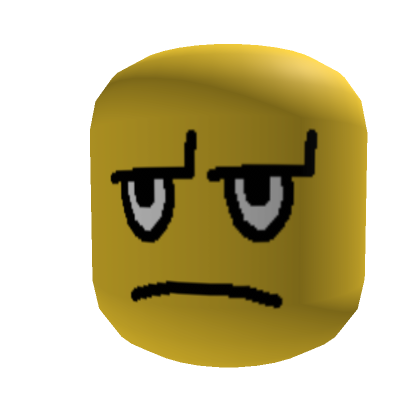 Roblox Item Annoyed Noob Face Mask