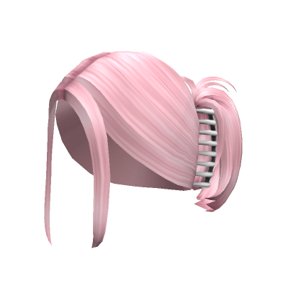 Clipped Summer Updo in Pink | Roblox Item - Rolimon's