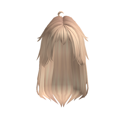 Manga Messy Half Up Hair (Blonde)'s Code & Price - RblxTrade