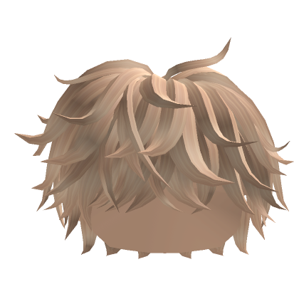 Fluffy Messy Cool Boy Hair (Blonde)'s Code & Price - RblxTrade