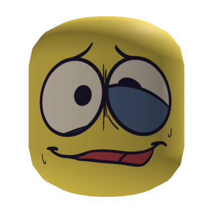 Roblox Item Crazed Uncomfortable Darling Face [Yellow]