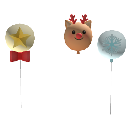 Roblox Item Christmas Balloons