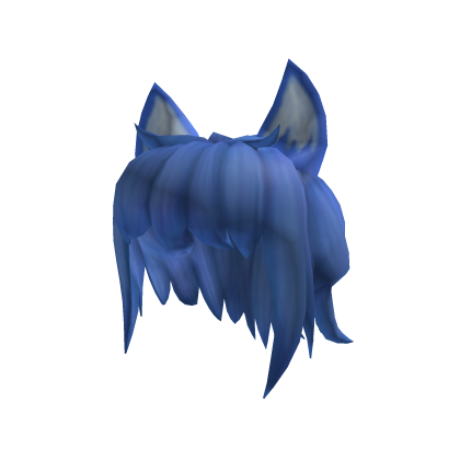 Blue Swoosh Hair - ROBLOX  Coisas grátis, Orelhas de gato, Roupas