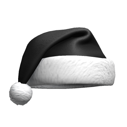 Black santa hat clearance