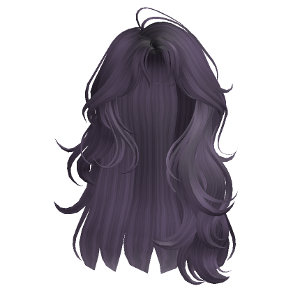 Purple Messy Bedhead Hairstyle - Roblox