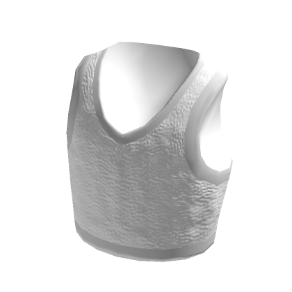 Roblox Item Crop Vest - White