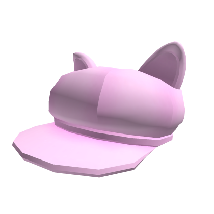 Roblox Item Vintage Cat Cap (Pink) 