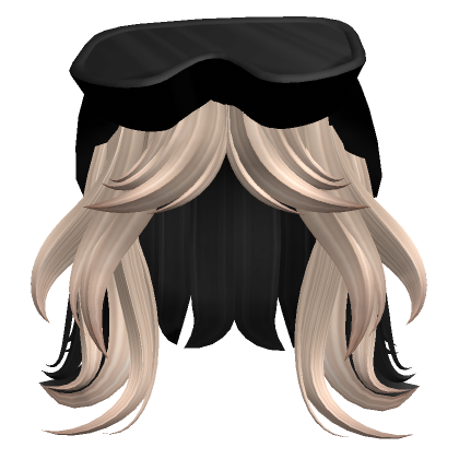Two Toned Ski Hair in Blonde and Black | Roblox Item - Rolimon's