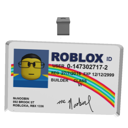 Fake McNoobin ID  Roblox Item - Rolimon's