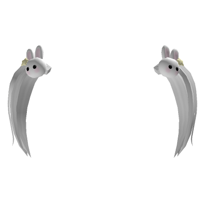 Bunny Pigtails White | Roblox Item - Rolimon's