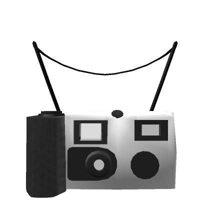 Roblox Item Cute Disposable Camera (White)