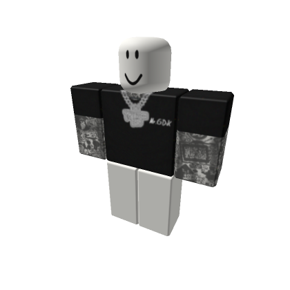 Black Shirt With Tattoos - Roblox