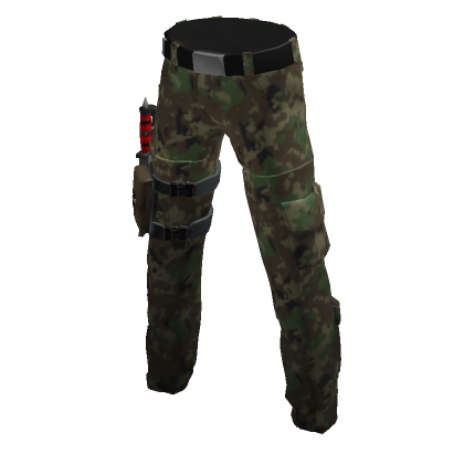 Forest Mercenary Pants with Fighting Knife | Roblox Item - Rolimon's