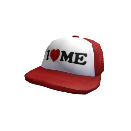 i heart me y2k trucker cap red Roblox