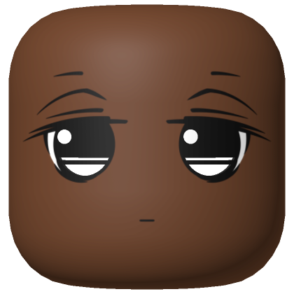 (Colorable) Tired Anime Face Mask | Roblox Item - Rolimon's