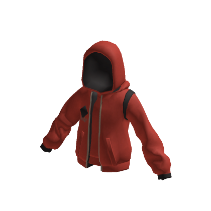 Zip Hoodie Red Roblox