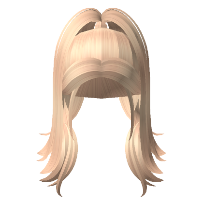 Preppy Clean Ponytail Hairstyle in Blonde