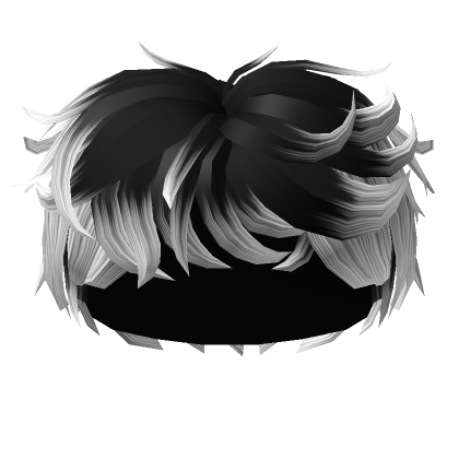Messy Fluffy Hair Black  Roblox Item - Rolimon's