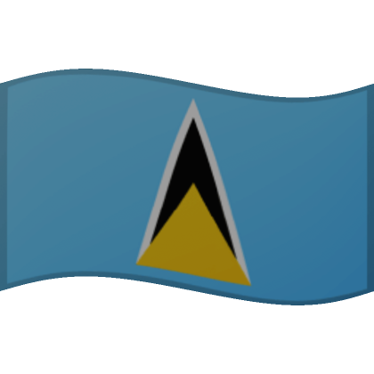 Roblox Item Saint Lucia Flag Pin