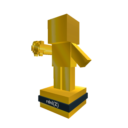 I got the golden robloxian today : r/roblox