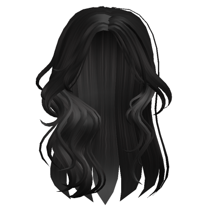 Black Natural Messy Layered Anime Hair 's Code & Price - RblxTrade