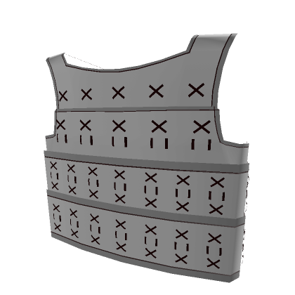 Peitoral Samurai Branco - Roblox