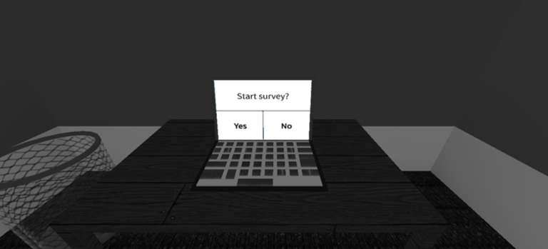 I played Start Survey on Roblox -  in 2023