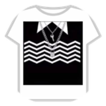 T-Shirt boy black white - Roblox