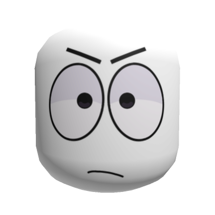 Funny Cartoon Scared Face - Roblox