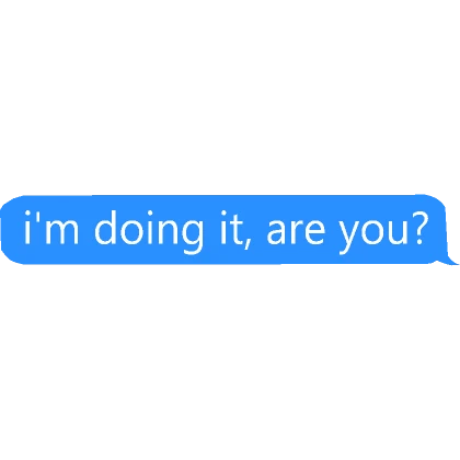 im doing it, are you? text | Roblox Item - Rolimon's