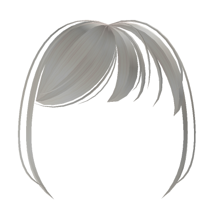 White Left Side Swept Bangs | Roblox Item - Rolimon's