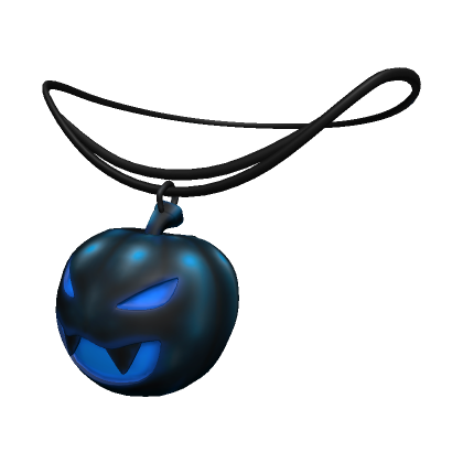 Roblox Item Sinister Pumpkin Pendant: Blue