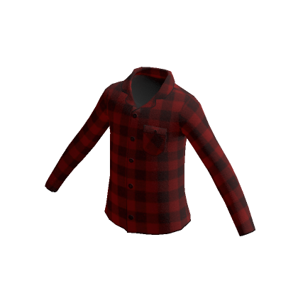 Red Flannel Plaid Pajama Shirt Roblox Item Rolimon s