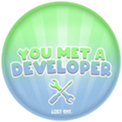 you met a developer - Roblox