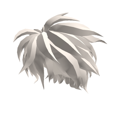 Stylish Messy Hair(White)'s Code & Price - RblxTrade