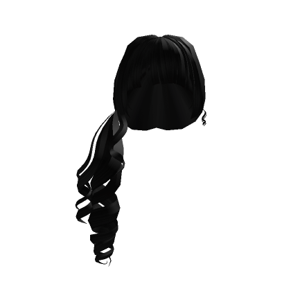 Low Layered Ponytail in Black's Code & Price - RblxTrade