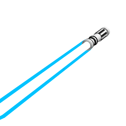 Holdable Light Blue Laser Sword (LEFT) | Roblox Item - Rolimon's