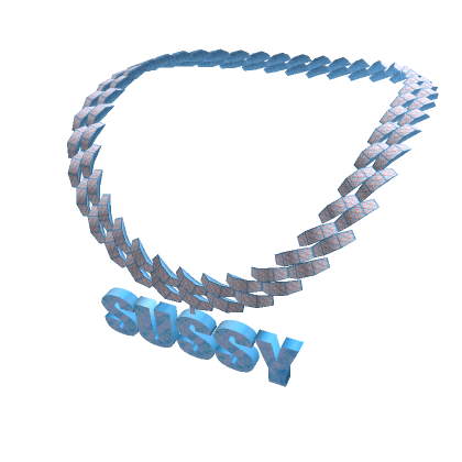 Blue Ice Sussy Bling Chain